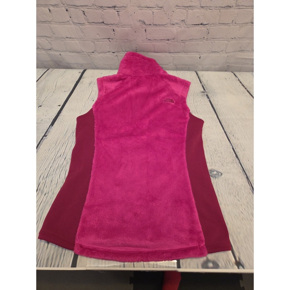 The North Face Womens Sz M Fleece Vest Pink - Picture 2 of 10